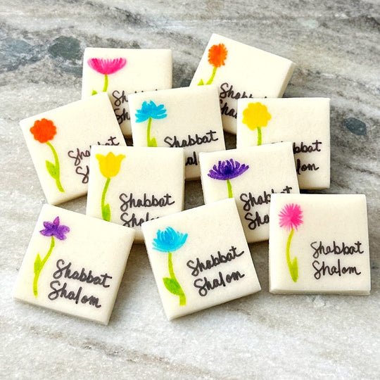 Marzipan Shabbat Shalom Placecards