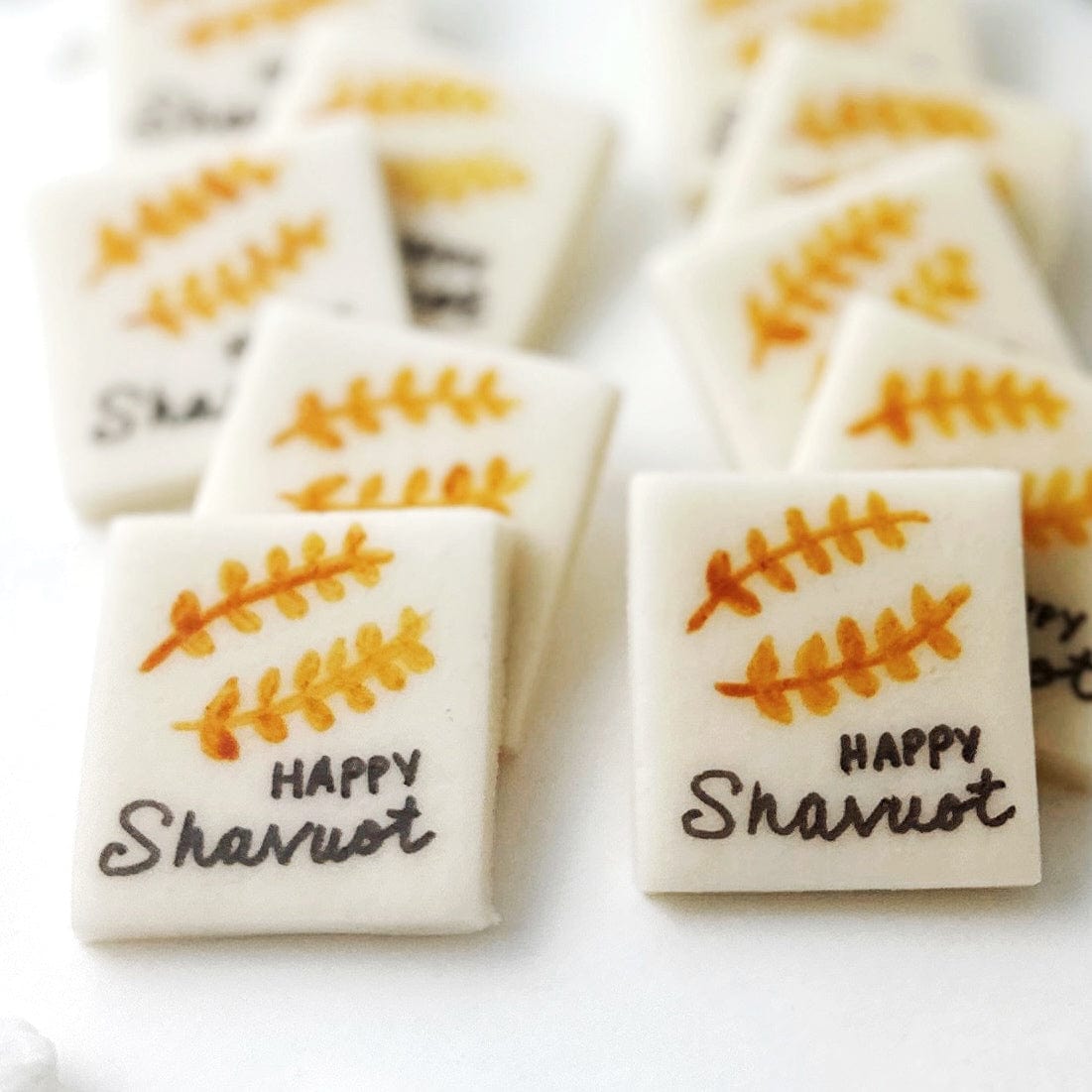 Marzipops Food Marzipan Happy Shavuot Placecards