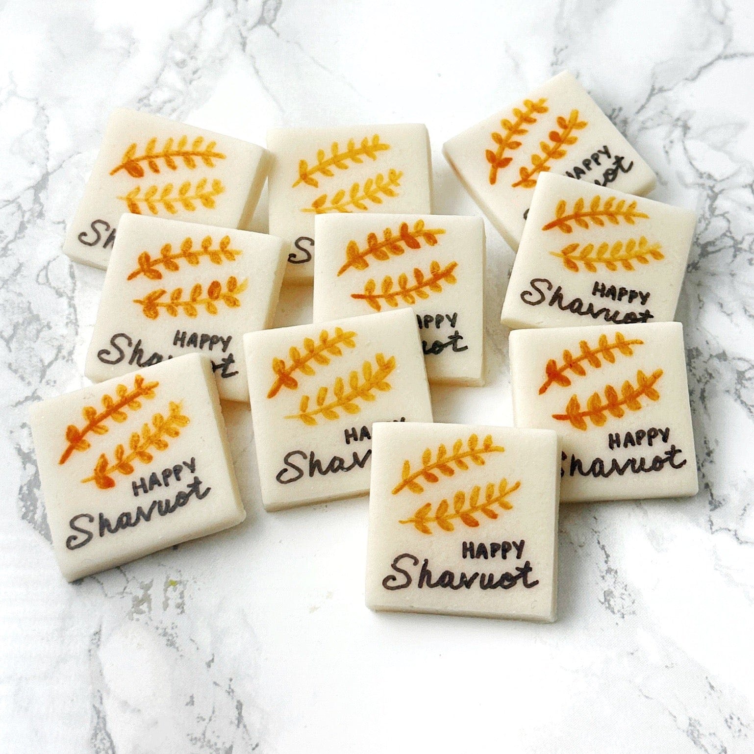 Marzipops Food Marzipan Happy Shavuot Placecards