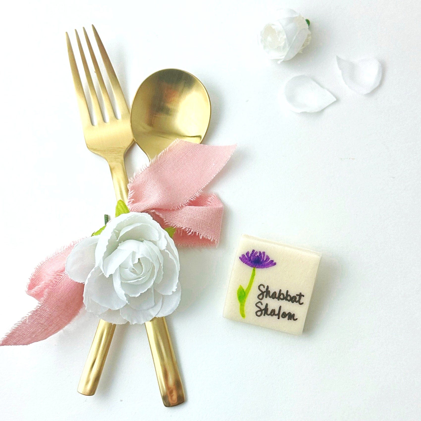 Marzipops Food Marzipan Shabbat Shalom Placecards