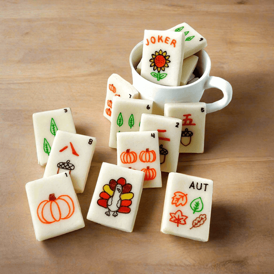 Marzipan Autumn Mahjong Tiles