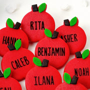 Marzipops Food Marzipan Personalized Apple Place Settings