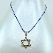Ariana Ost Necklaces Star of David Necklace with Rough Diamond