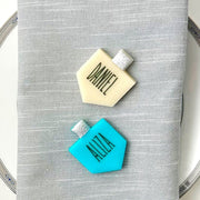 Marzipops Food Hanukkah Personalized Dreidels