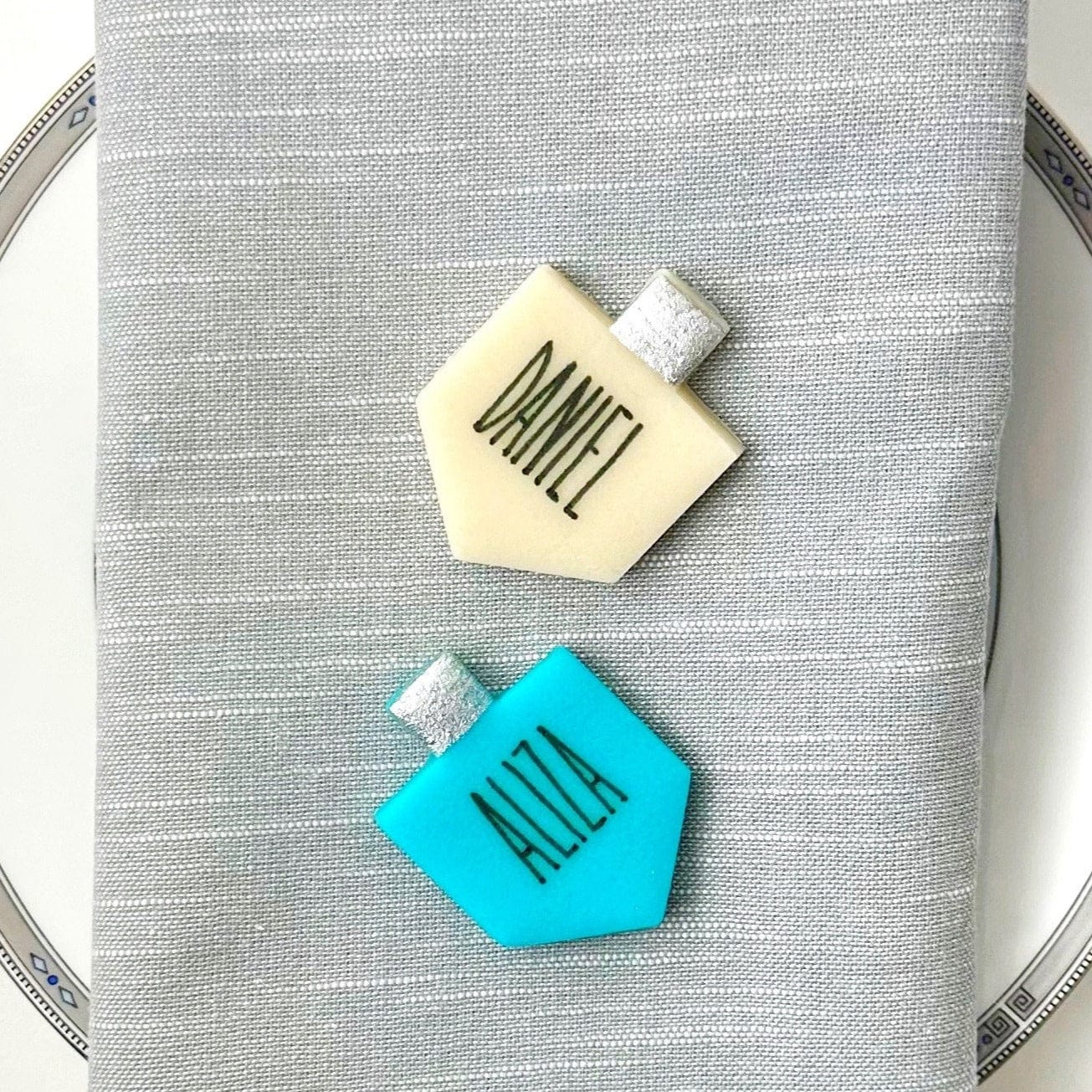 Marzipops Food Hanukkah Personalized Dreidels