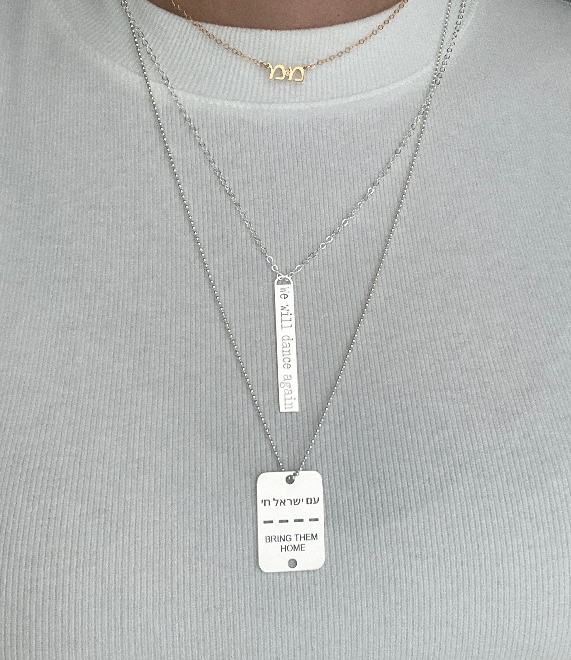 Miriam Merenfeld Jewelry Necklaces Mia, We Will Dance Again Necklace  - Sterling Silver or Gold Vermeil - 100% of Profits Donated