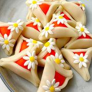 Marzipops Food Purim Daisy Marzipan Hamantaschen