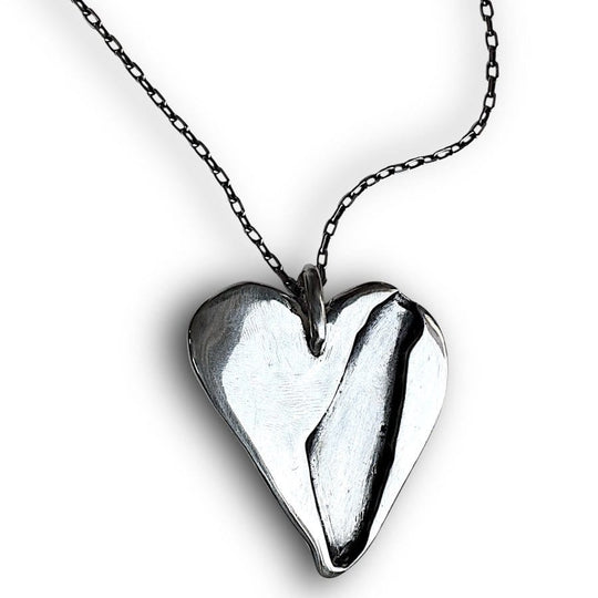 Israel in My Heart Necklace by Marla Studio - Sterling Silver
