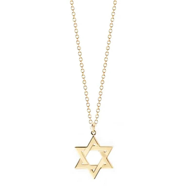 Miriam Merenfeld Jewelry Necklaces Jordan Star of David Necklace by Miriam Merenfeld - (Sterling Silver or Gold-Plated)