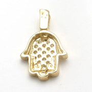 Bareket Jewelry Necklaces 14k Yellow Gold Diamond Hamsa Pendant
