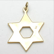 Bareket Jewelry Necklaces 14k Yellow Gold Large Woven Star of David Pendant