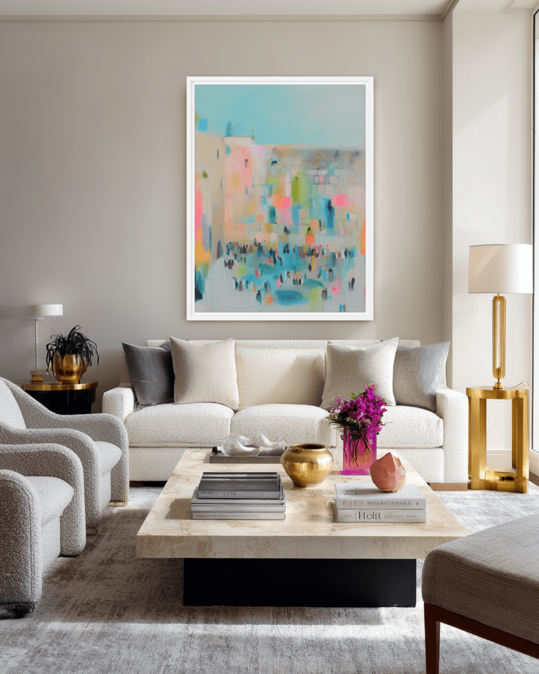 Beraishis Prints Framed Kotel Kaleidoscope by Beraishis