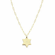 Miriam Merenfeld Jewelry Necklaces Liz Star of David Necklace by Miriam Merenfeld - (Sterling Silver or Gold-Plated)