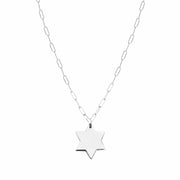 Miriam Merenfeld Jewelry Necklaces Liz Star of David Necklace by Miriam Merenfeld - (Sterling Silver or Gold-Plated)