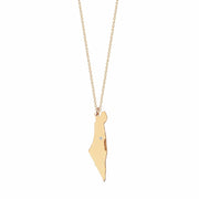 Miriam Merenfeld Jewelry Necklaces Eretz Israel Diamond Necklace - (Sterling Silver or Gold Vermeil)