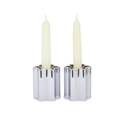 Modern Mensch Candlesticks Chrome Modern Mensch Candle Holders - Chrome