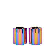Modern Mensch Candlesticks Rose Gold Modern Mensch Candle Holders - Rainbow