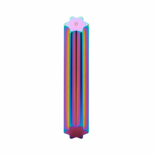 Modern Mensch Mezuzah - Rainbow