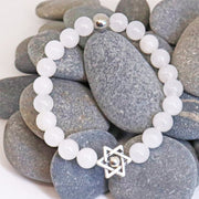 My Tribe by Sea Ranch Jewelry Bracelets White Jade Star of David Beaded Bracelet