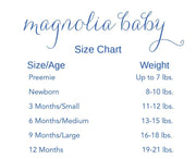 Magnolia Baby Onesies Baby's First Hanukkah Menorah Footie - Sizes: Newborn - 12M