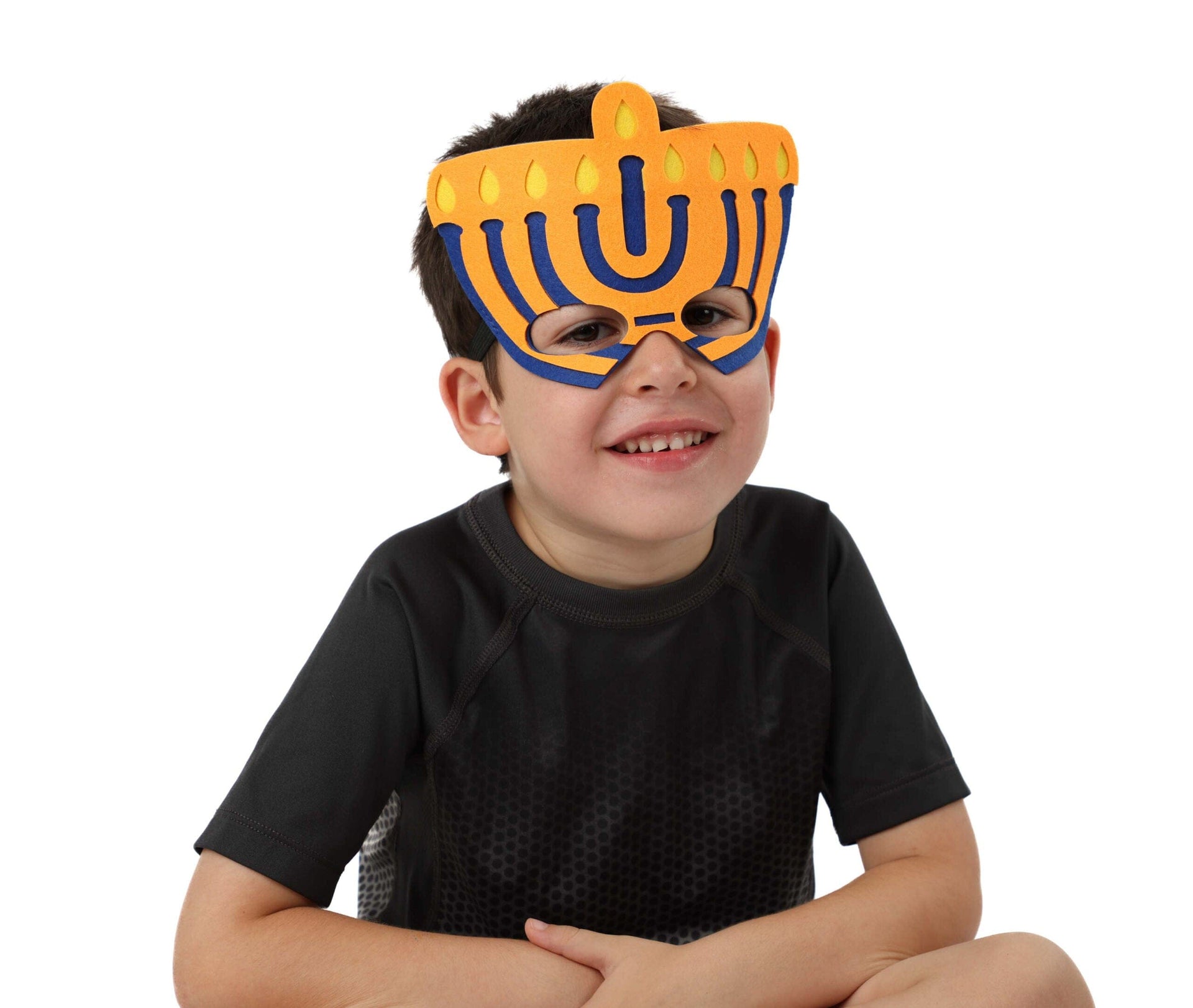 Ella and Noah Masks Hanukkah Felt Masks