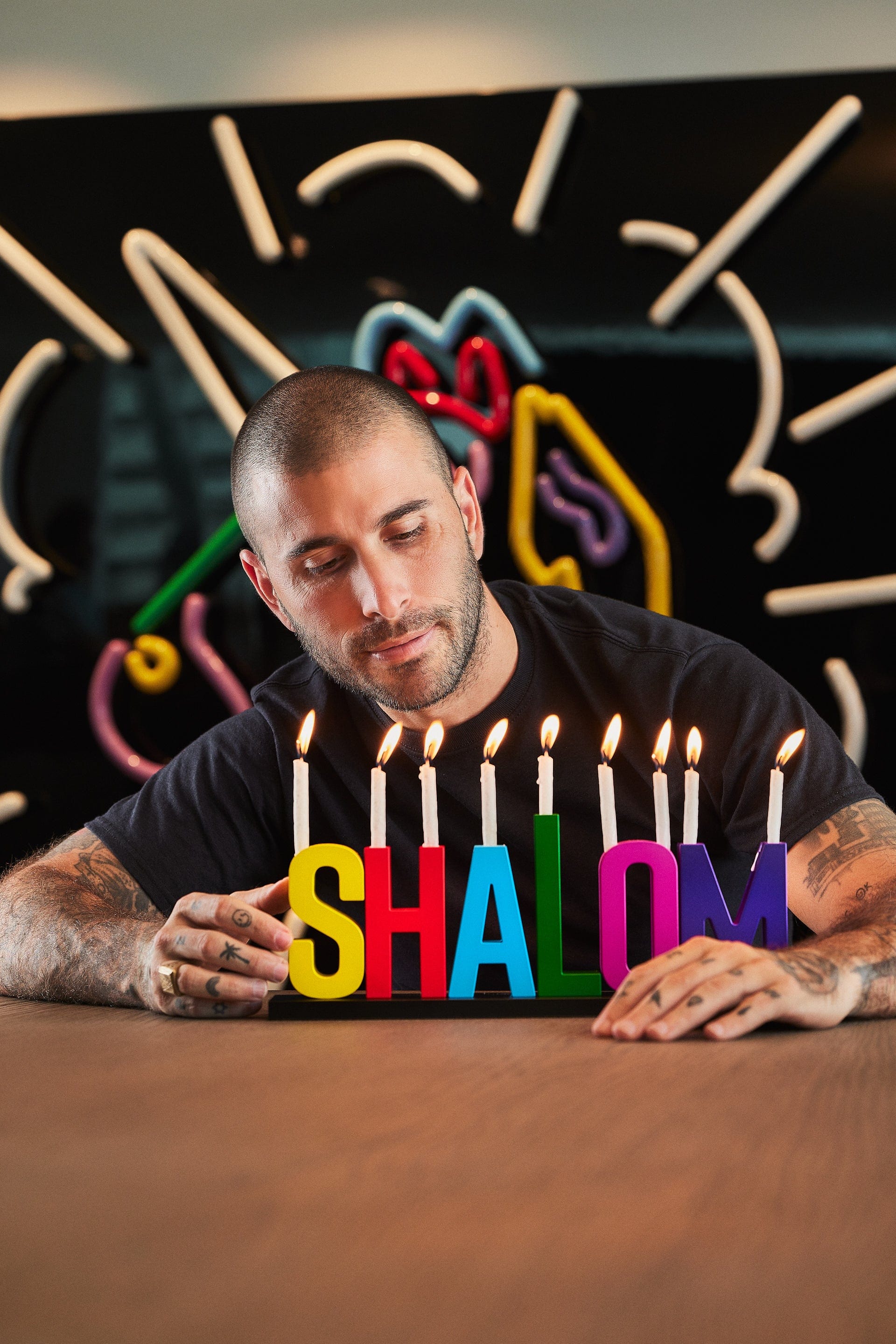 Shalom Menorah Menorahs Shalom Menorah