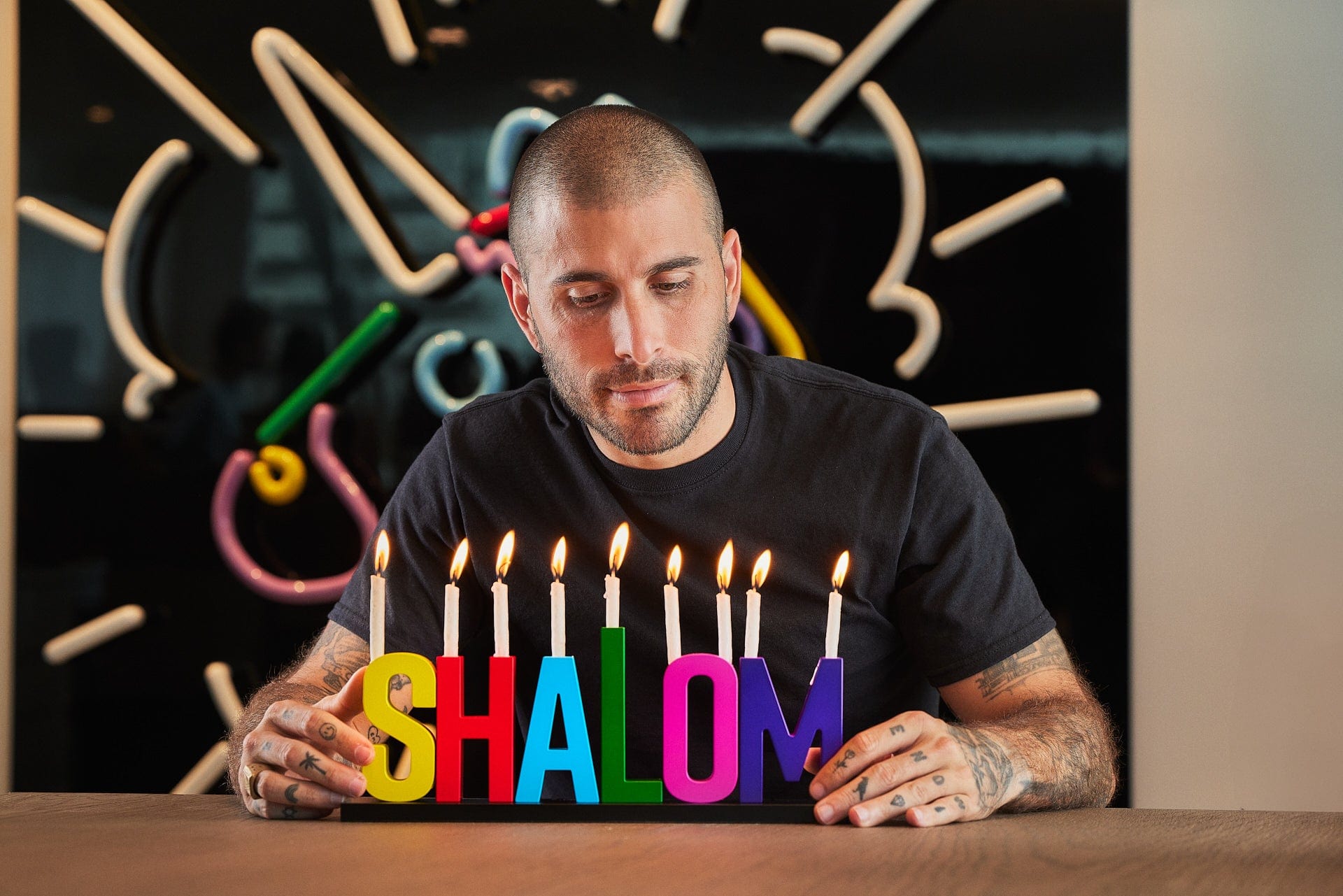 Shalom Menorah Menorahs Shalom Menorah