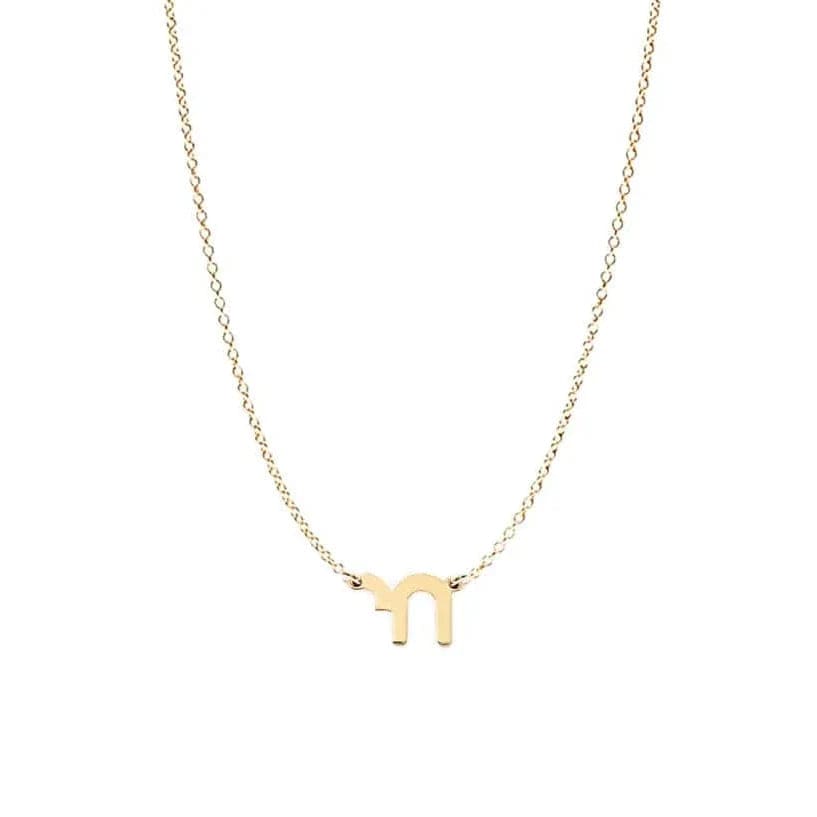 Miriam Merenfeld Jewelry Necklaces Mini Chai Charm Necklace - Gold Vermeil - 15" Chain