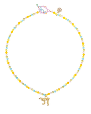 Susan Alexandra Necklaces Rainbow Crystal 18" Chai Necklace - Rainbow Crystal, 18" Chain