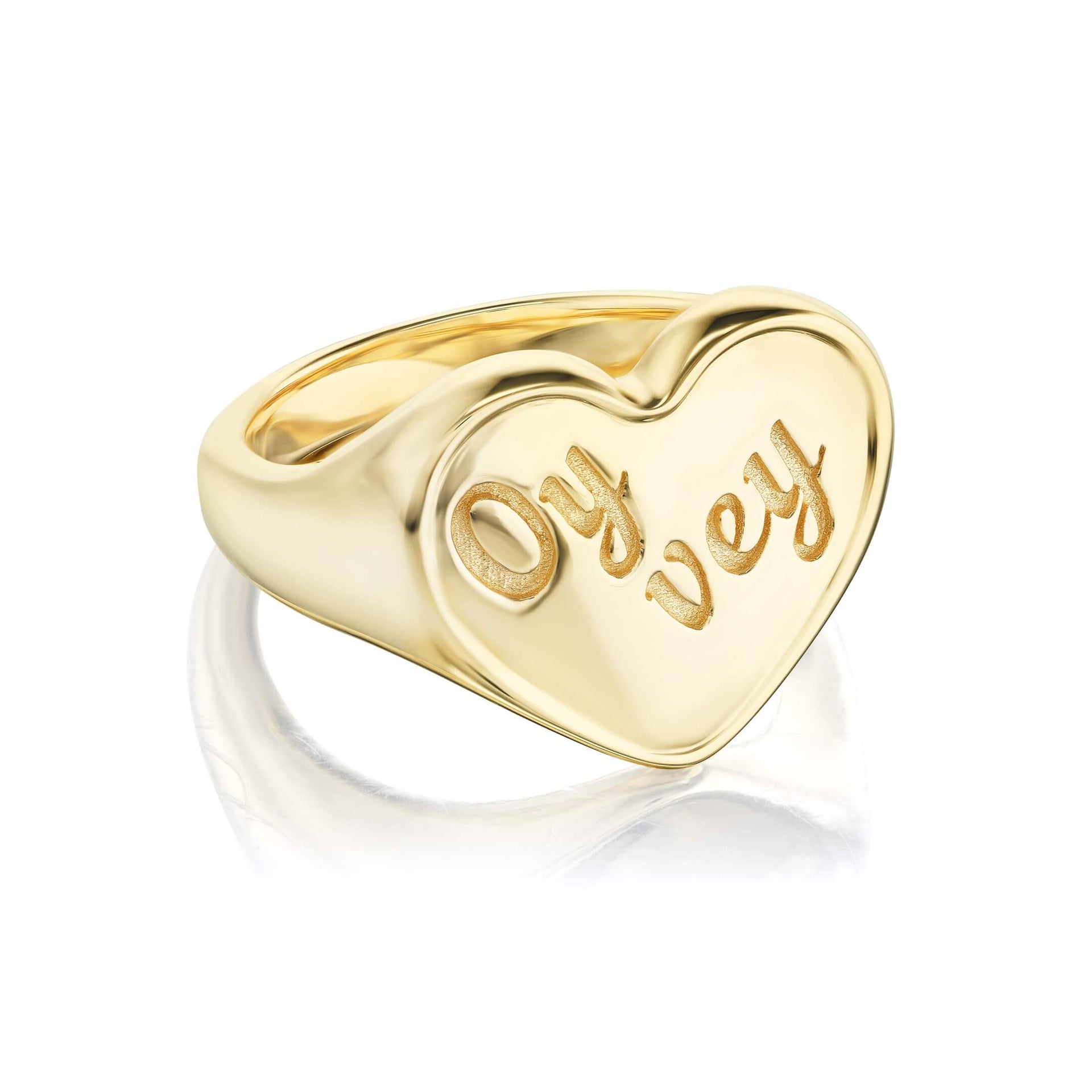 Mad Fine Rings Oy Vey Ring - 10k Yellow Gold