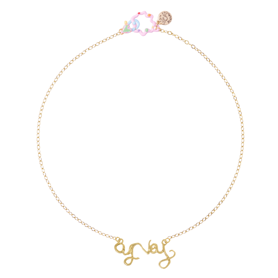 Susan Alexandra Necklaces Bronze / Bronze/18" Oy Vey Necklace by Susan Alexandra - Bronze