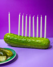 Amy Kritzer Becker Menorahs Handmade Pickle Menorah