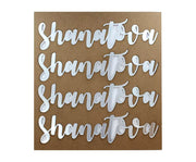 Cazenove Place Cards Shana Tova Place Setting Words, Set of 4 - Silver
