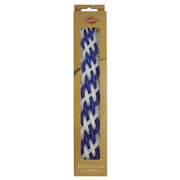 Majestic Giftware Candles Havdalah Candle Shiny Blue/White (Tzivoni)