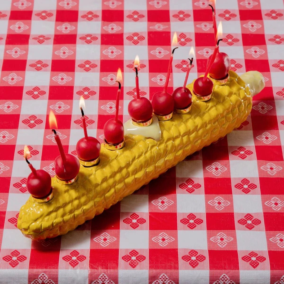 Korn Menorah by Susan Alexandra