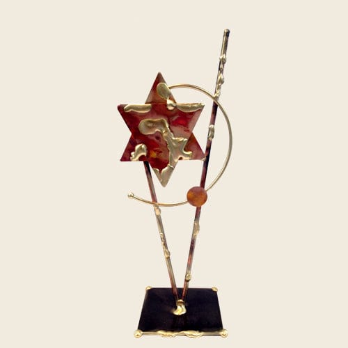 Gary Rosenthal Art, Copper Star Sculpture by Gary Rosenthal
