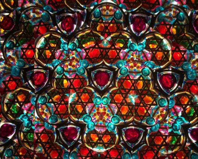 Israel Museum Decorations Handmade Star of David Kaleidoscope by Israel Museum