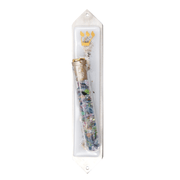 Beames Designs Mezuzahs White Collage Wedding Shards Mezuzah by Beames