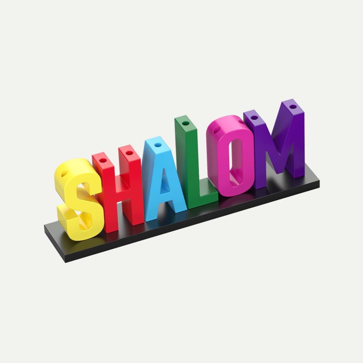 Shalom Menorah Menorahs Shalom Menorah