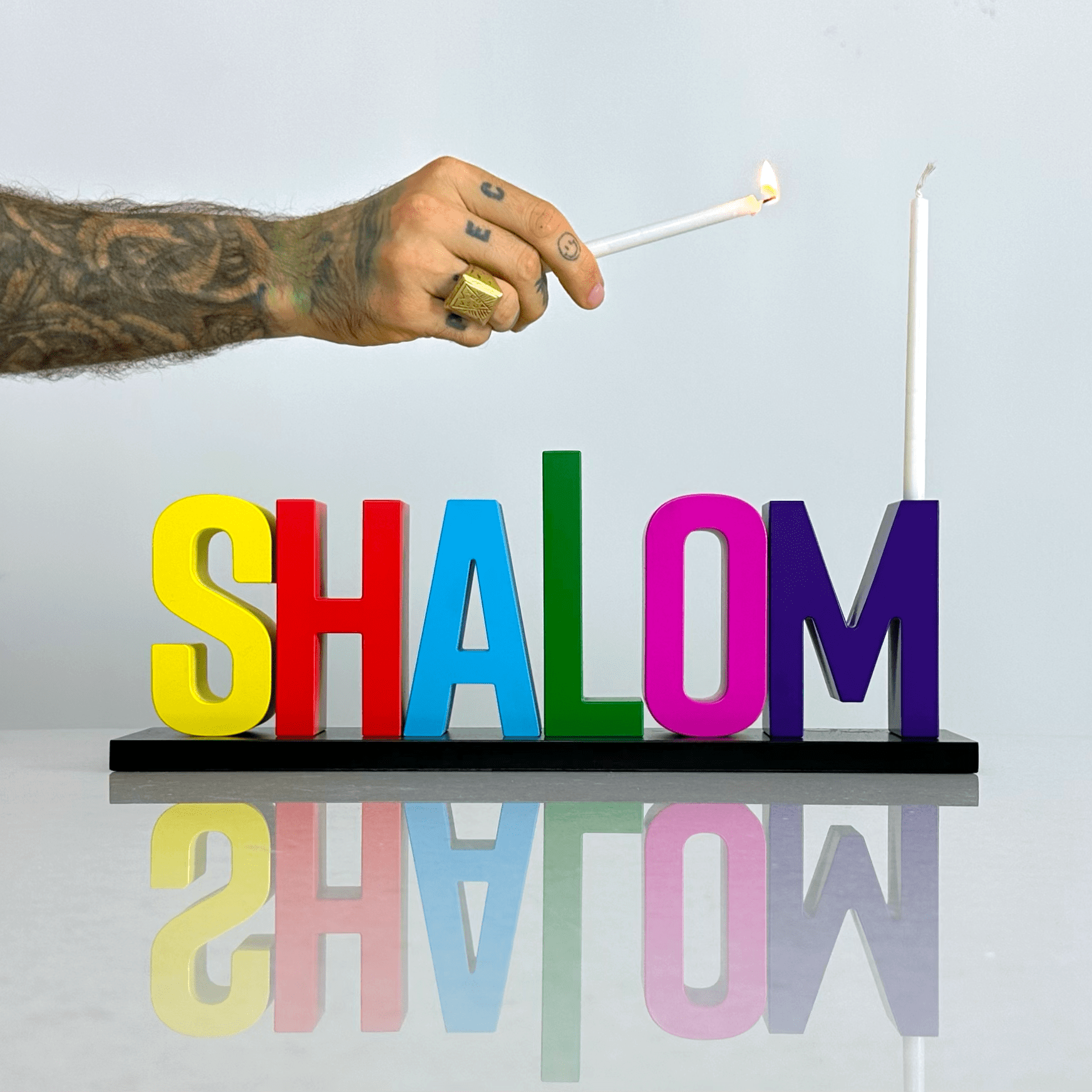 Shalom Menorah Menorahs Shalom Menorah