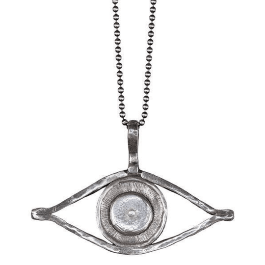 Evil Eye Necklace by Marla Studio - Sterling Silver