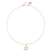 Susan Alexandra Necklaces Bronze/18" Star of David Prayer Necklace by Susan Alexandra - Bronze