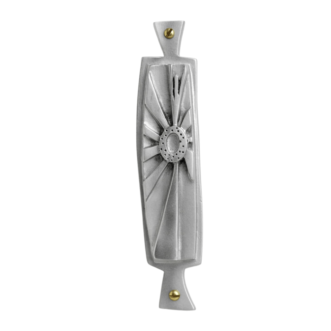 Emily Rosenfeld Mezuzahs Sun Mezuzah by Emily Rosenfeld