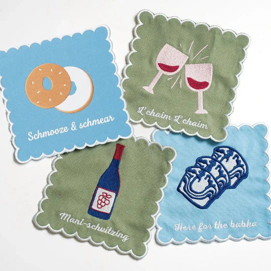 L'Chaim Cocktail Napkins - Set of 4