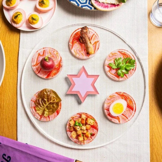 Cranberry Orange Swirl Platter