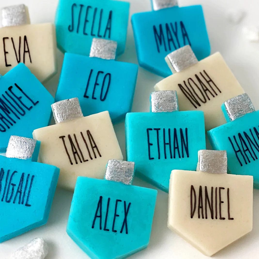 Marzipops Food Hanukkah Personalized Dreidels