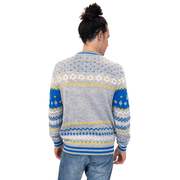Tipsy Elves Sweaters Men's Reversible Menorah Sequin Sweater by Tipsy Elves (Sizes Small - 5XL)