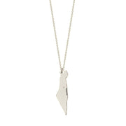 Miriam Merenfeld Jewelry Necklaces Eretz Israel Diamond Necklace - Sterling Silver - 24" Chain