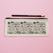 By the By Desk & Office Accessories Wish You Were Schmear Pencil Case and Pencils