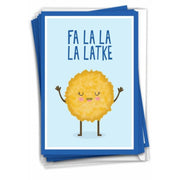 Party Mountain Paper co. Cards Fa La La La Latke Cards, Pack of 12